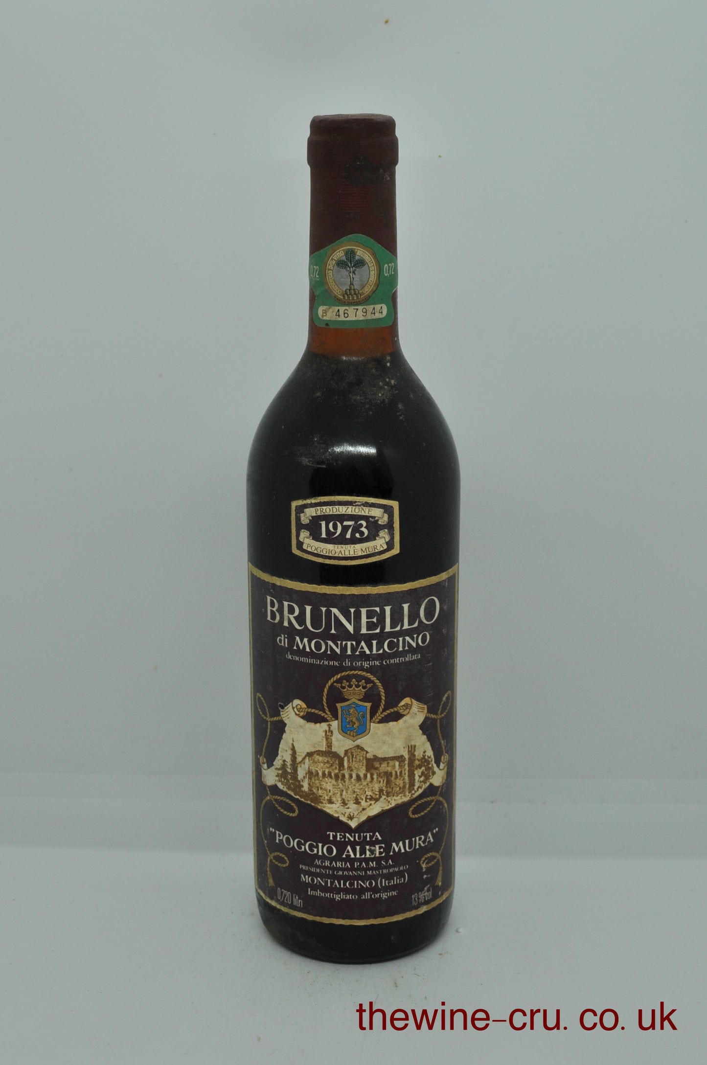 1973 vintage red wine. The bottle is in good condition. Immediate delivery. Free local delivery. Gift wrapping available.