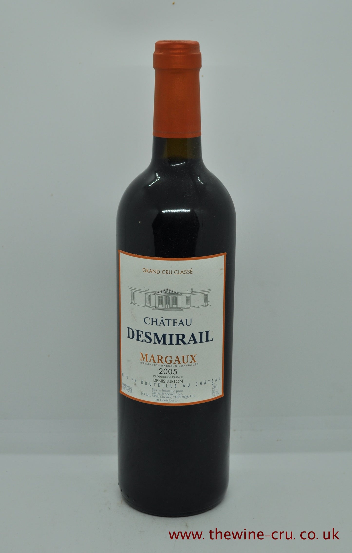 2005 vintage red wine from Bordeaux, France. The bottle is in excellent condition. Immediate delivery. Free local delivery. Gift wrapping available.