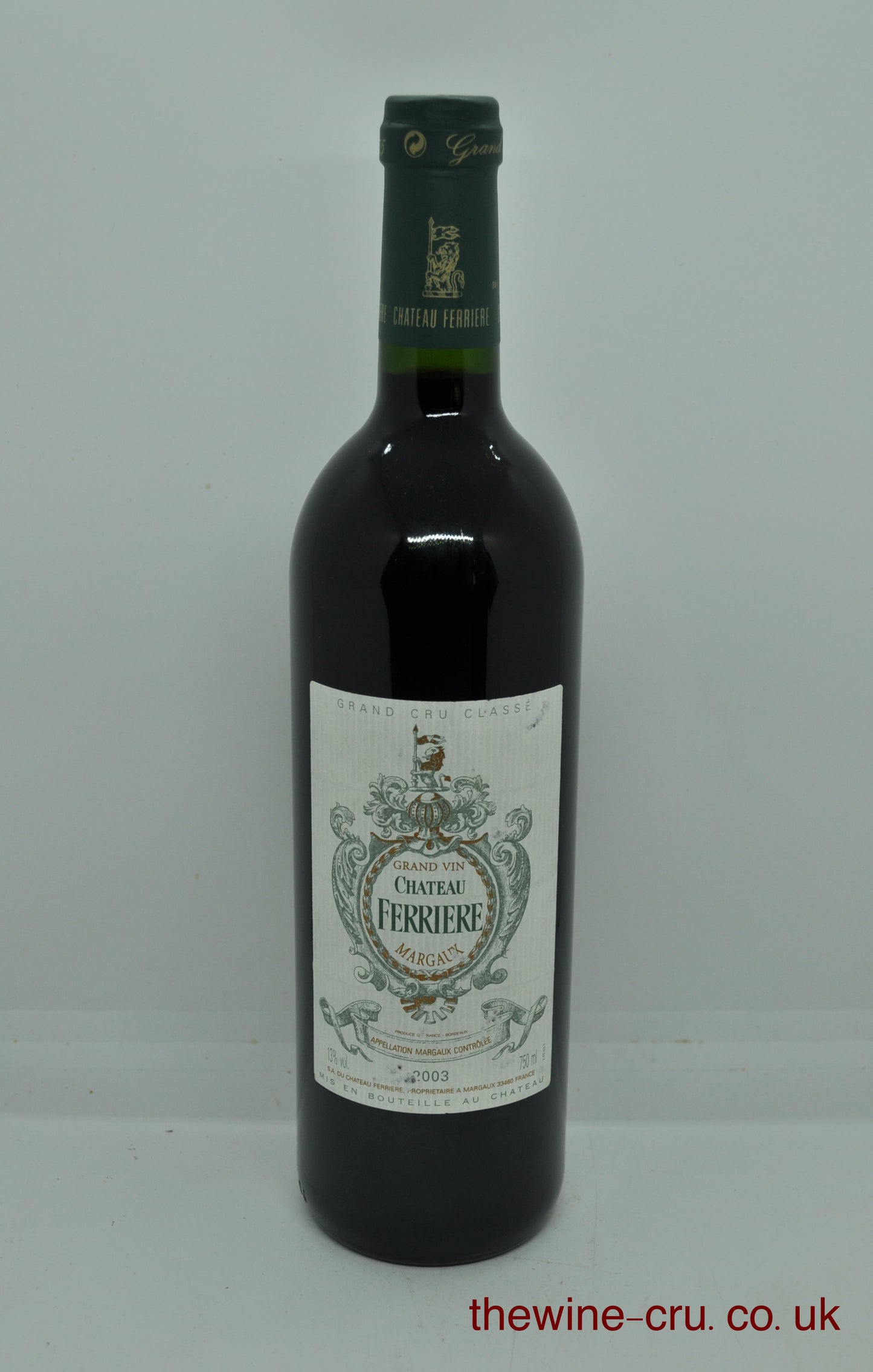 2003 vintage red wine. The bottle is in excellent condition. Immediate delivery. Free local delivery. Gift wrapping available.