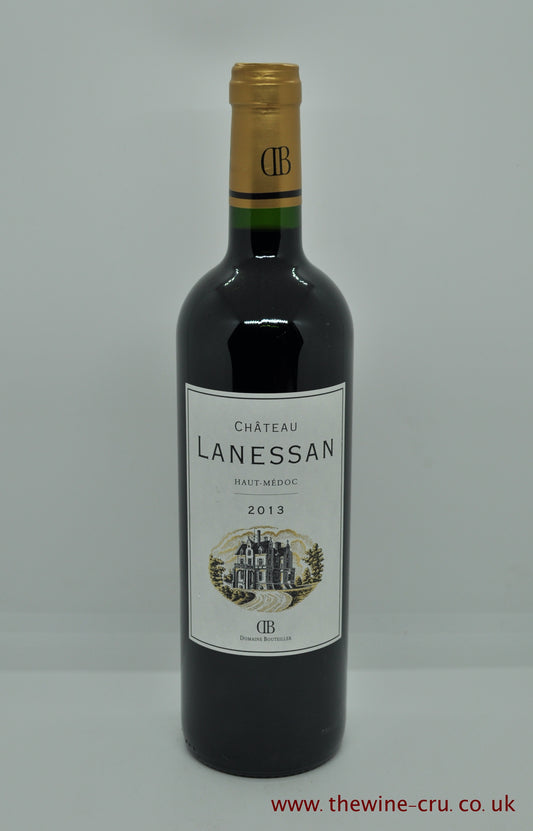 2013 vintage red wine. Chateau Lanessan 013. France, Bordeaux. The bottle is in excellent condition. Immediate delivery. Free local delivery. gift wrapping available.