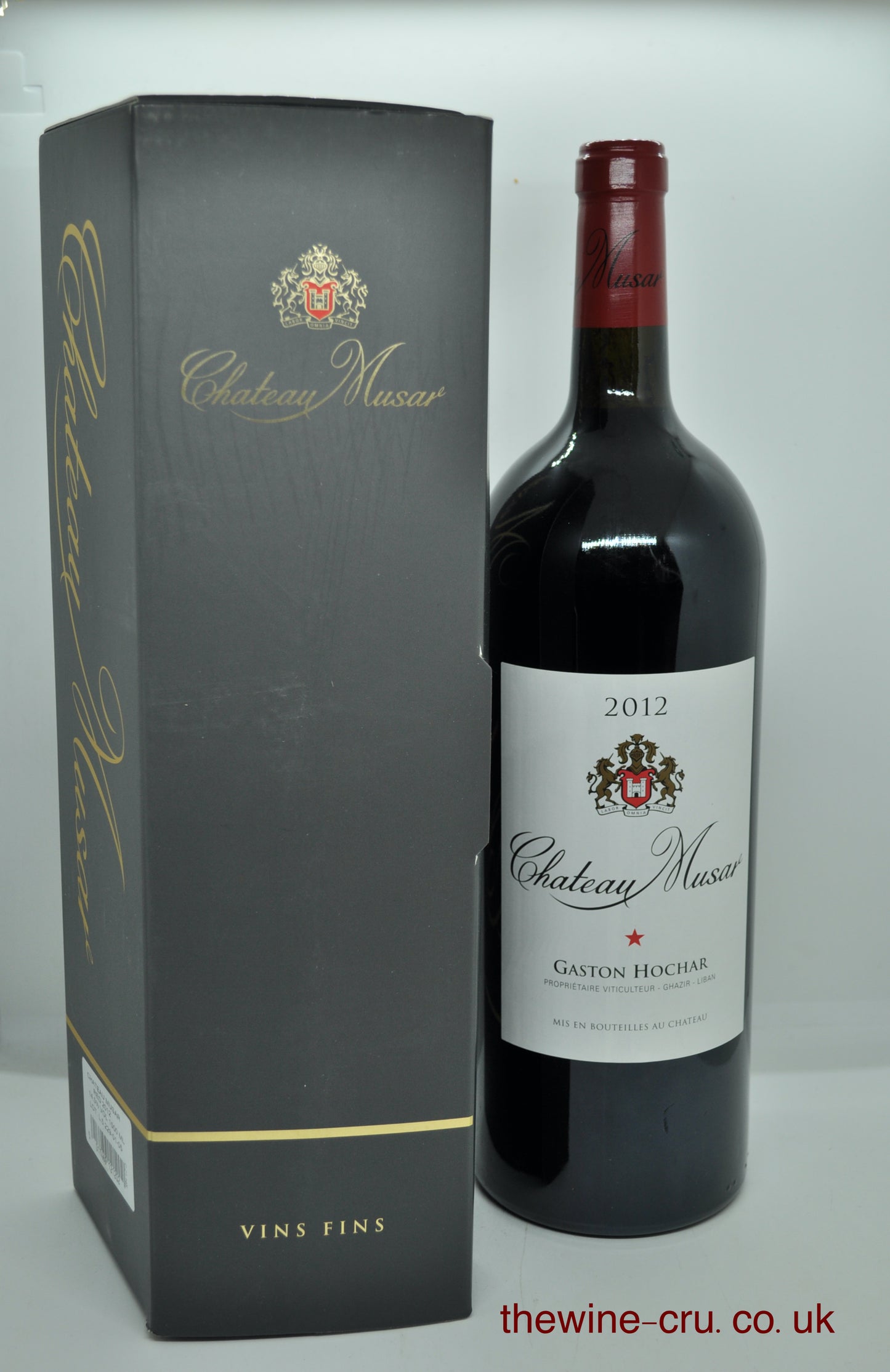 2012 vintage red wine in a magnum bottle with its original box. The bottle is in excellent condition. Immediate delivery. Free local delivery. Gift wrapping available.