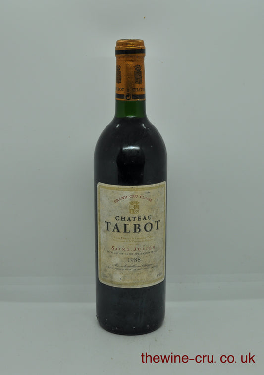 1988 vintage red wine. The bottle is in good condition. The label is a little scruffy. Immediate delivery. Free local delivery. Gift wrapping available.