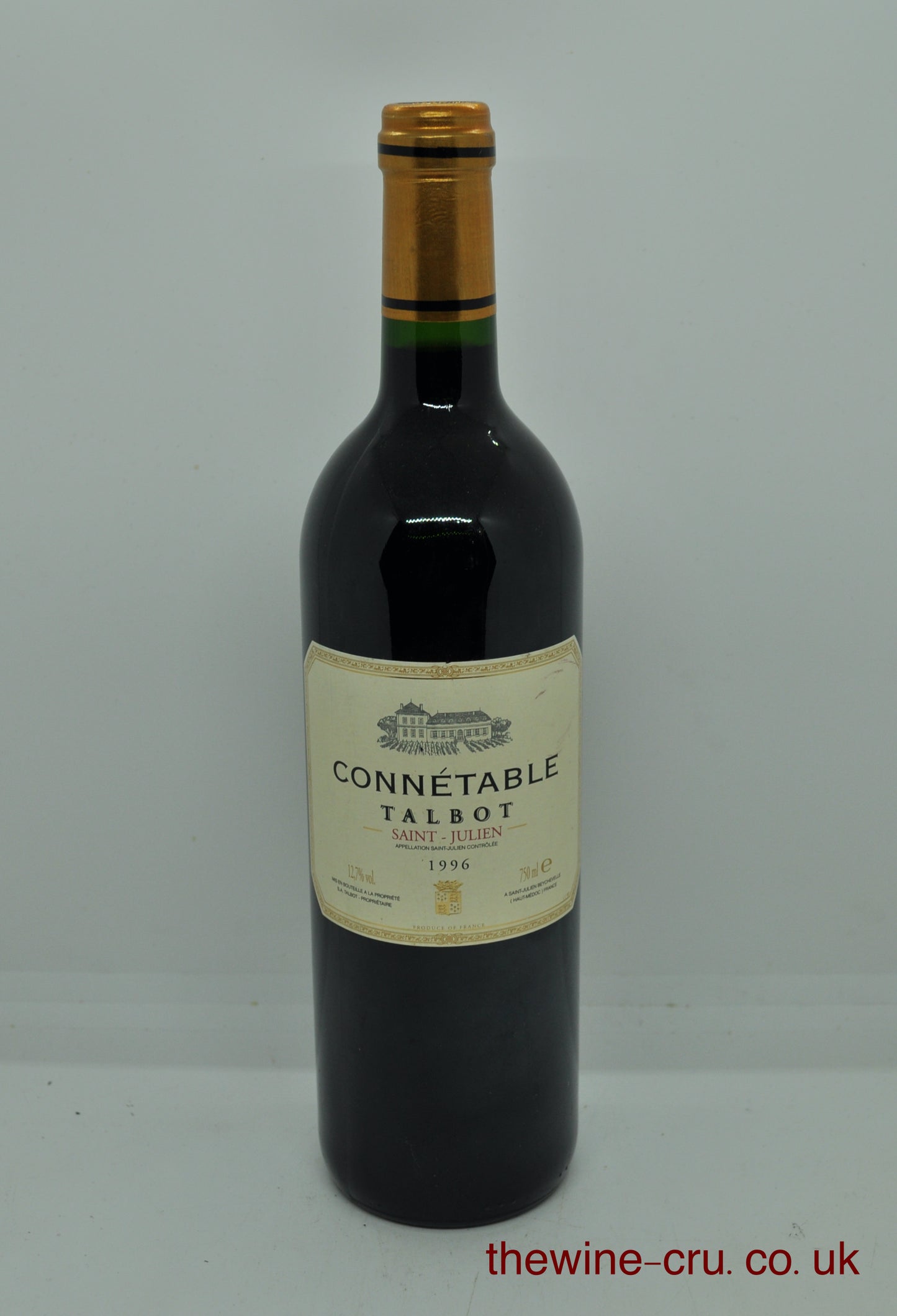 1996 vintage red wine from Saint Julien. The bottle is in excellent condition. Immediate delivery. Free local delivery. Gift wrapping available.