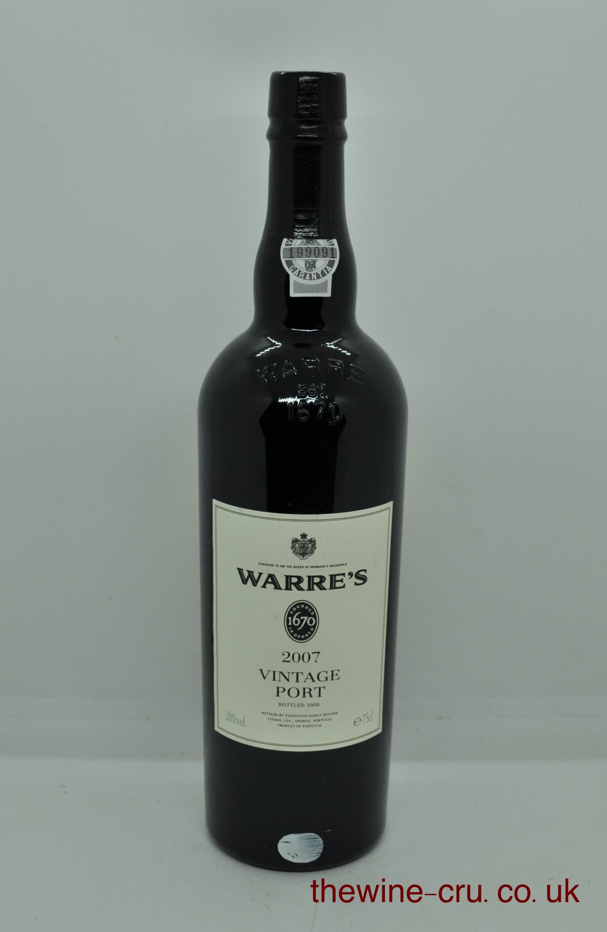 2007 vintage port wine. The bottle is in excellent condition. Immediate delivery. Free local delivery. Gift wrapping available.