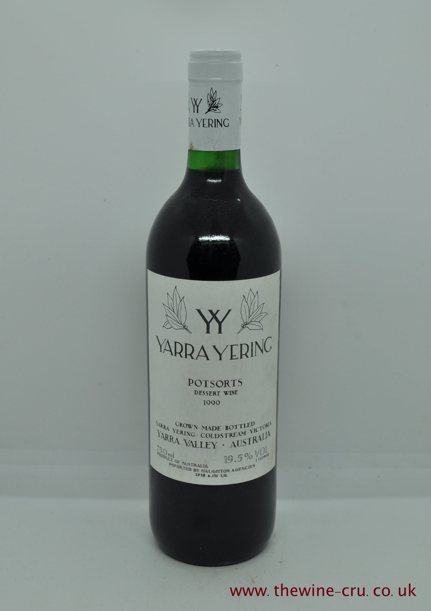 1999 vintage fortified red wine. The bottle is in good condition. Immediate delivery. Free local delivery. Gift wrapping available.