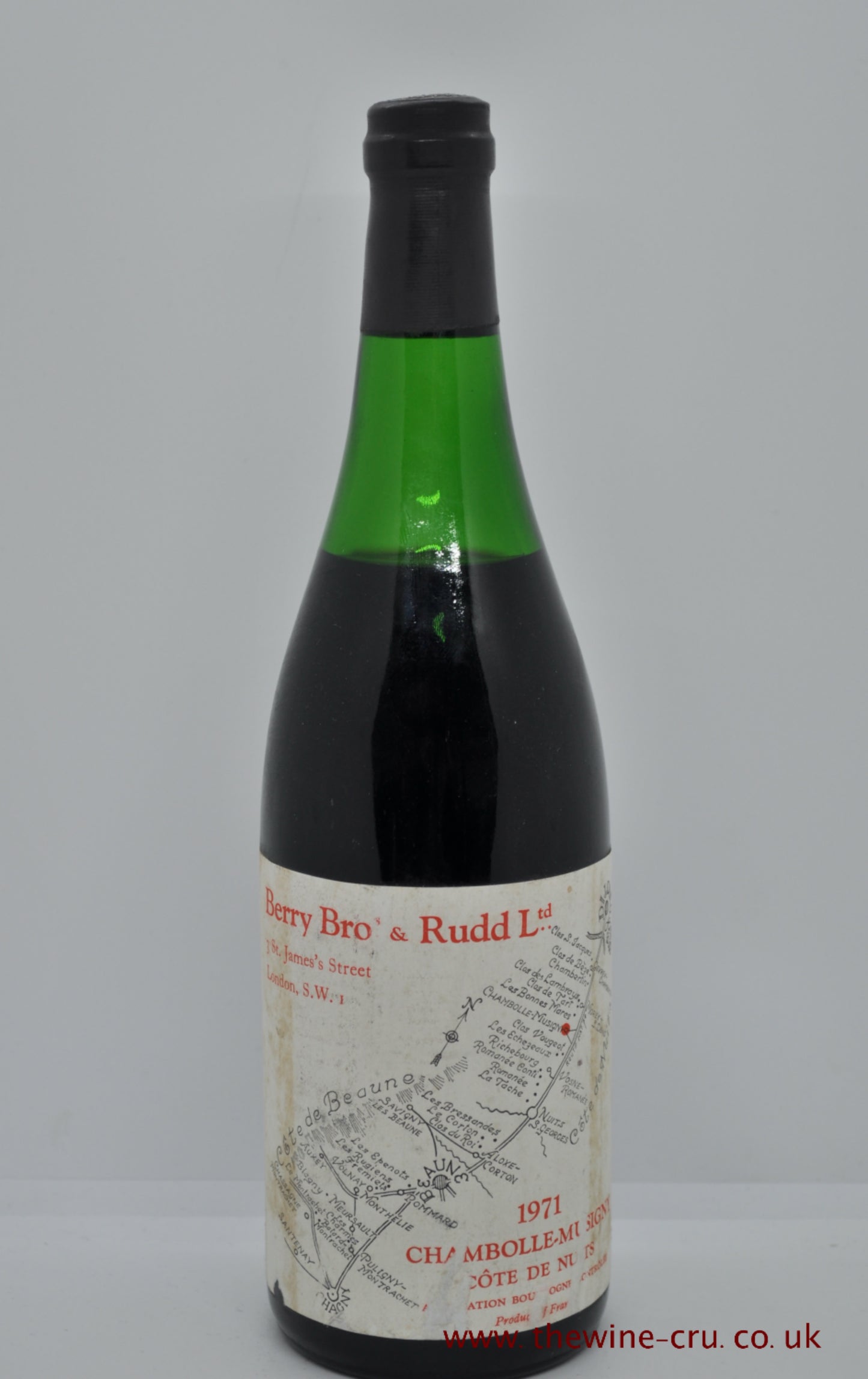 Chambolle Musigney Berry Bros & Rudd 1971 France Burgundy