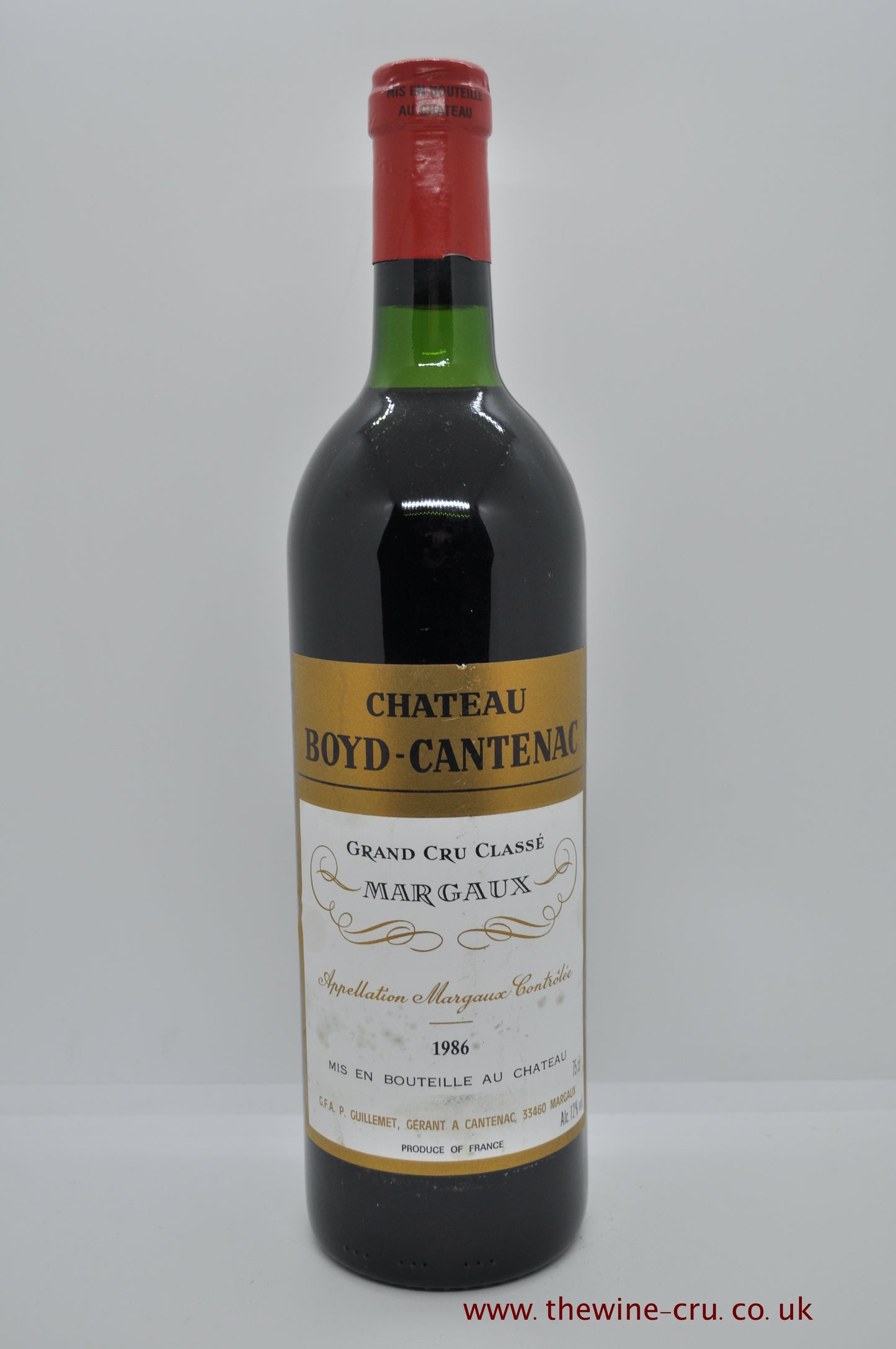 Chateau Boyd Cantenac 1986 France Bordeaux