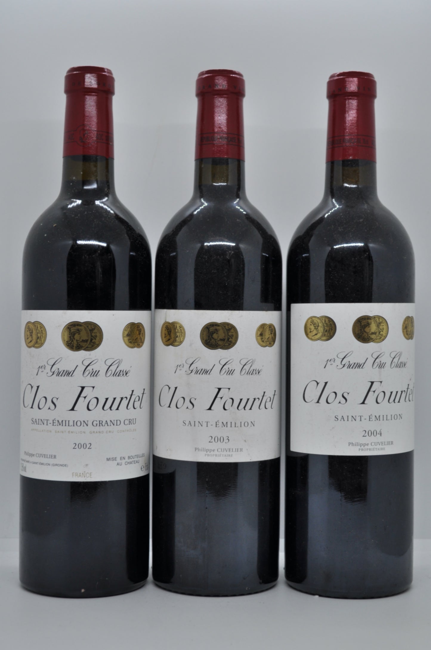Clos Fourtet Vertical Tasting Package 2002 2003 2004 France Bordeaux
