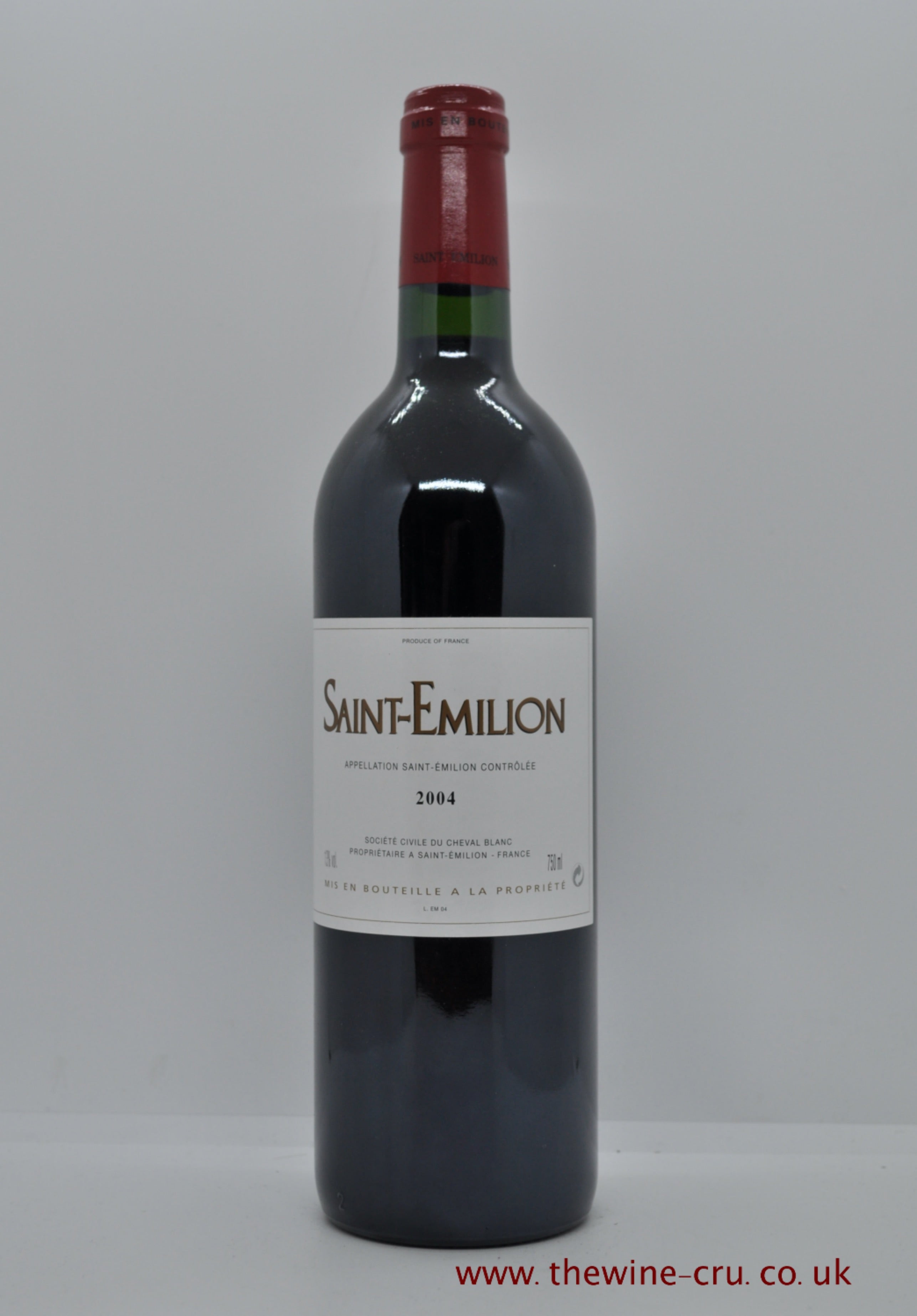 Saint Emilion Society Civile Du Cheval Blanc 2004 The Wine Cru