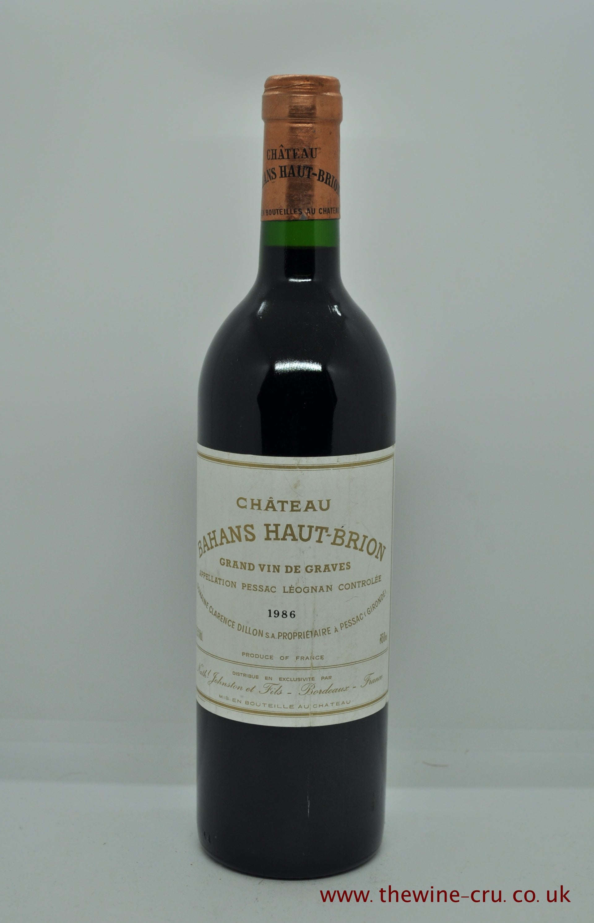 Bahans Haut Brion 1986