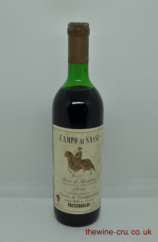 1986 vintage red wine. The bottle is in good general condition with the wine level being top shoulder. Immediate delivery. Free local delivery. Gift wrapping available.