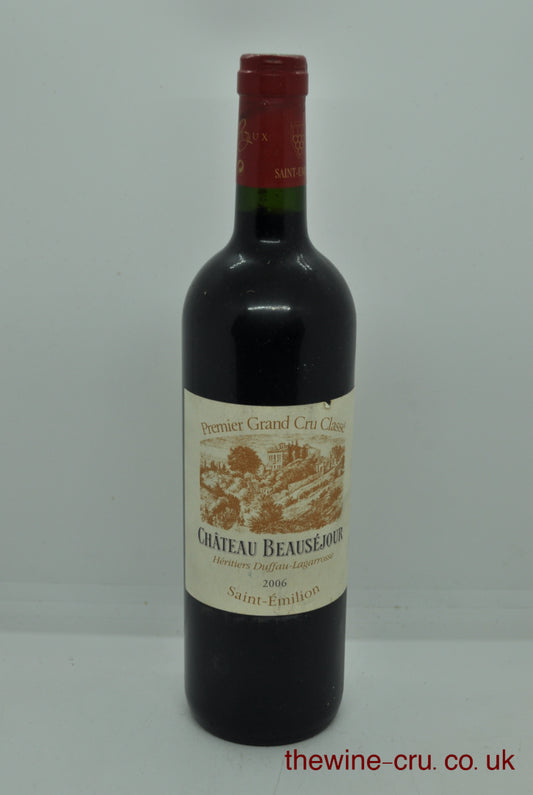 2006 vintage red wine from Saint Emilion. The bottle is in good condition. Immediate delivery Free local delivery. Gift wrapping available.
