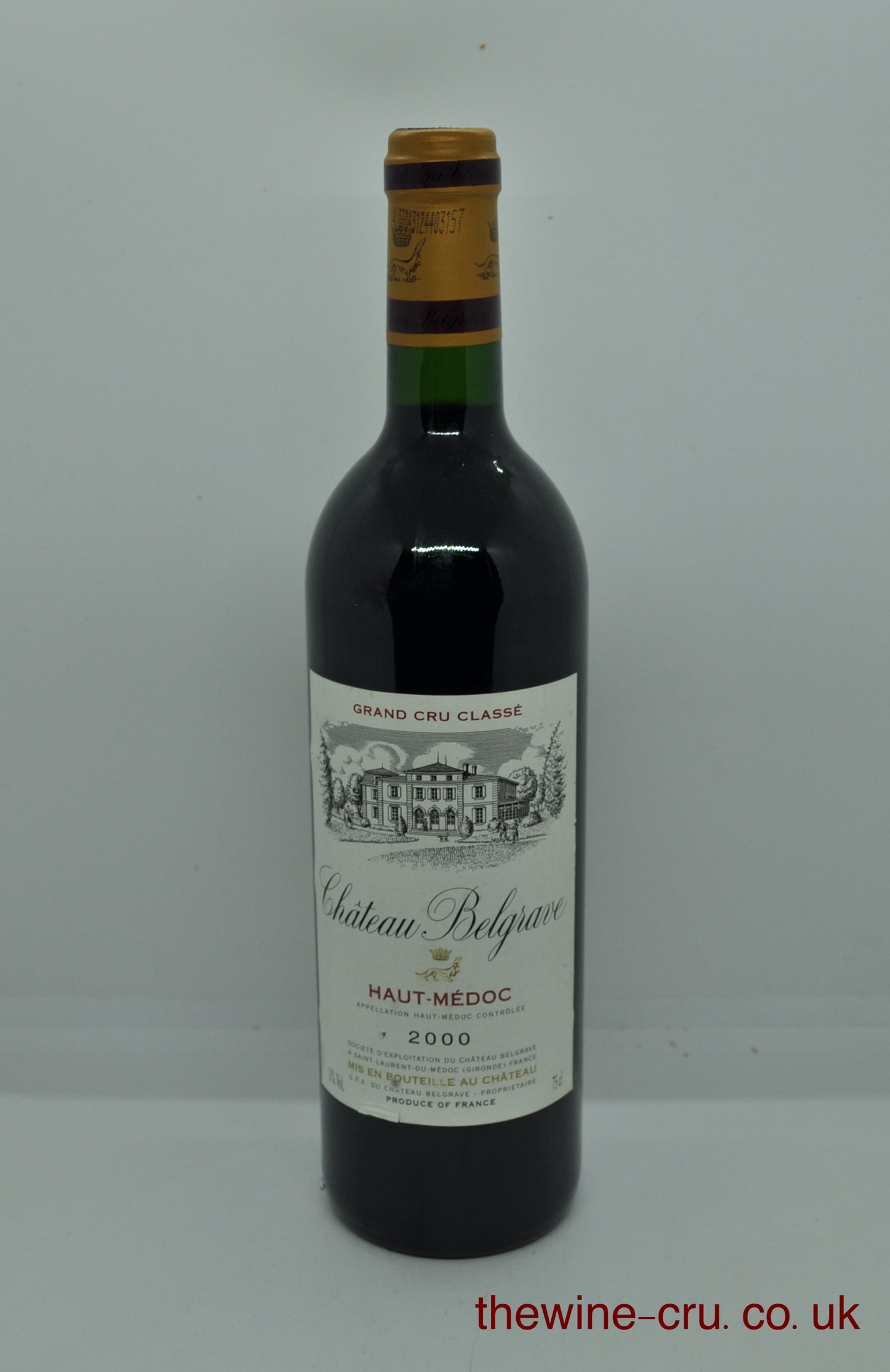 2000 vintage red wine. The bottle is in excellent condition. Immediate delivery. Free local delivery. Gift wrapping available.