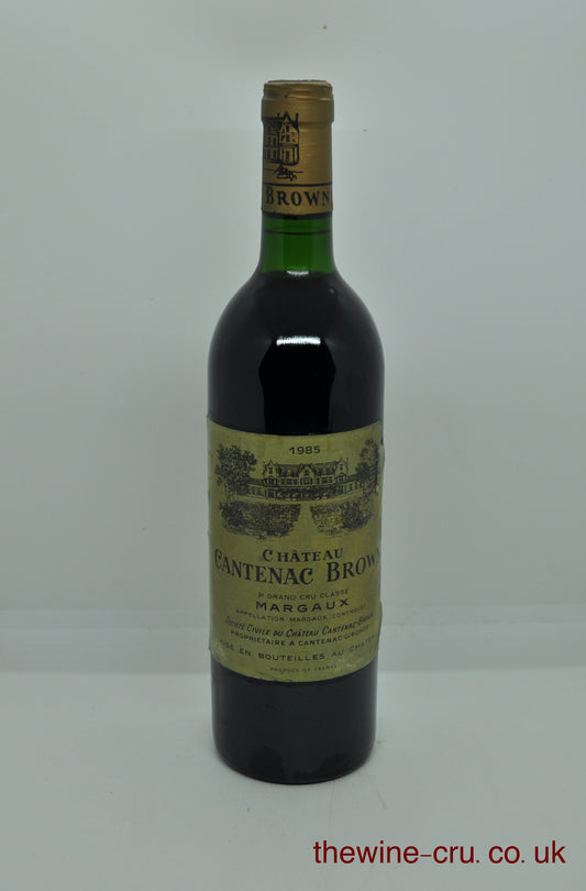 1985 vintage red wine from Margaux, Bordeaux. The bottle is in good general condition. The label is a little discoloured. Immediate delivery. Free local delivery. Gift wrapping available.