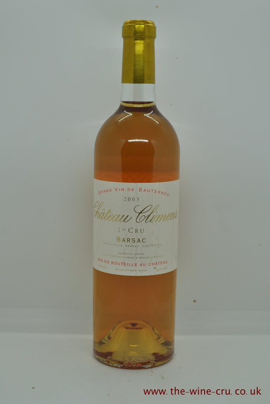 2003 sweet white wine from Bordeaux, France, The bottle is in good condition. The wine level is base of neck Immediate delivery. Free local delivery. Gift wrapping available.