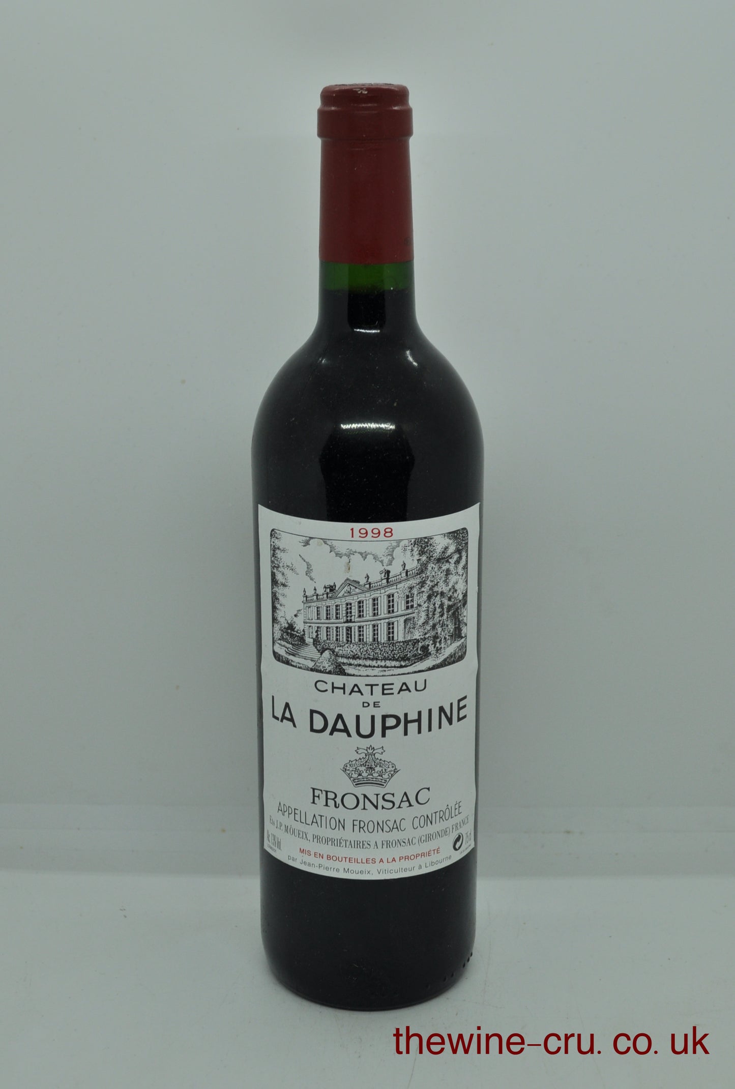 1998 vintage red wine from Fronsac, Bordeaux. The bottle is n good condition. Immediate delivery. Free local delivery. Gift wrapping available.