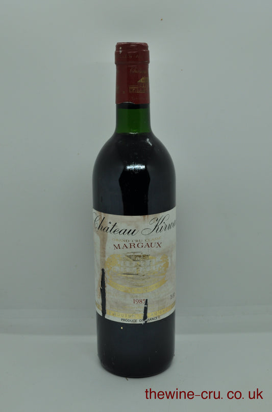 1985 vintage red wine. The bottle is in good condition. The label has some tares on it. Level is base of neck. Immediate delivery. Free local delivery. Gift wrapping available.