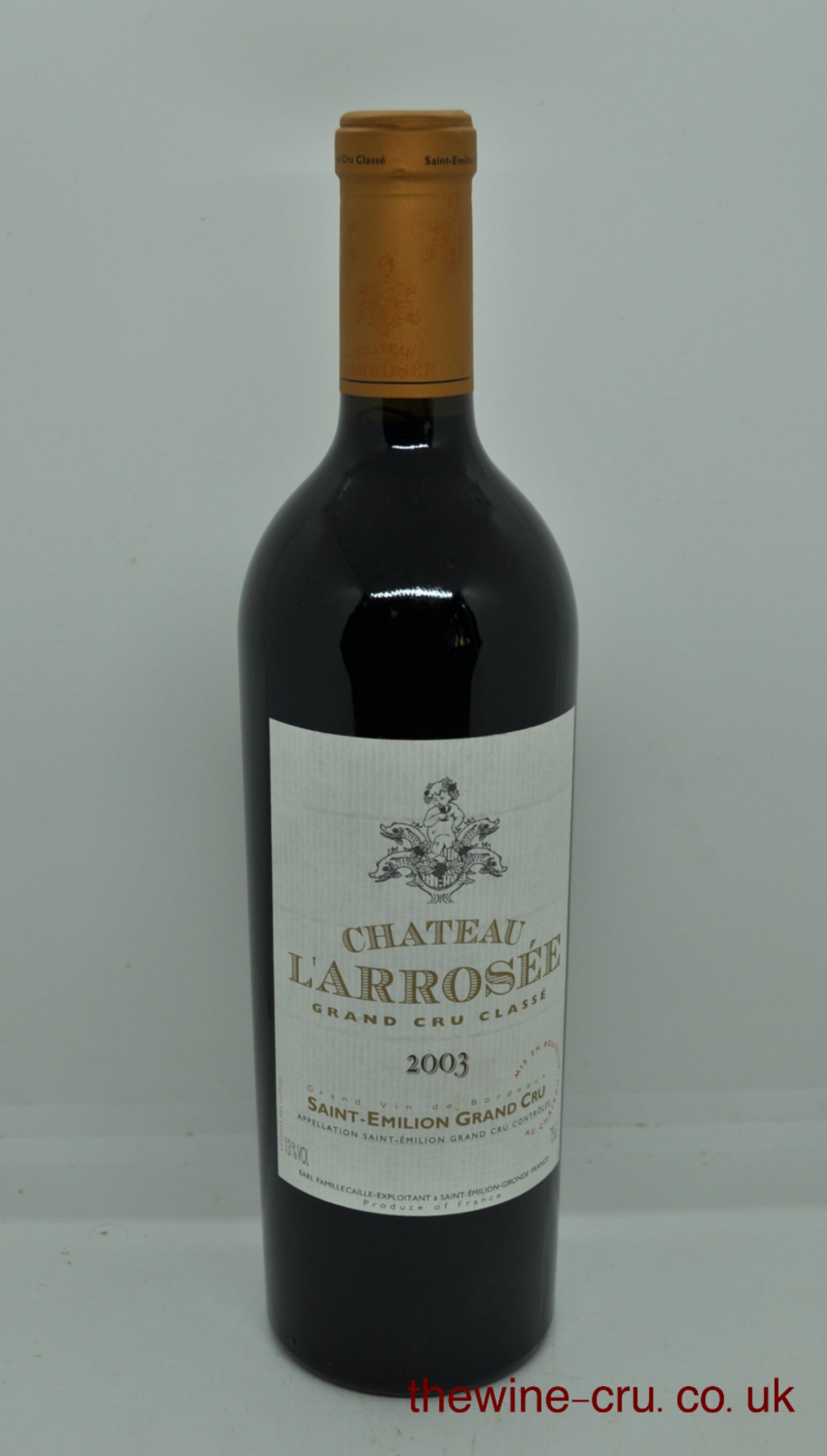 2003 vintage red wine. The bottle is in excellent condition. Immediate delivery Free local delivery. Gift wrapping available.