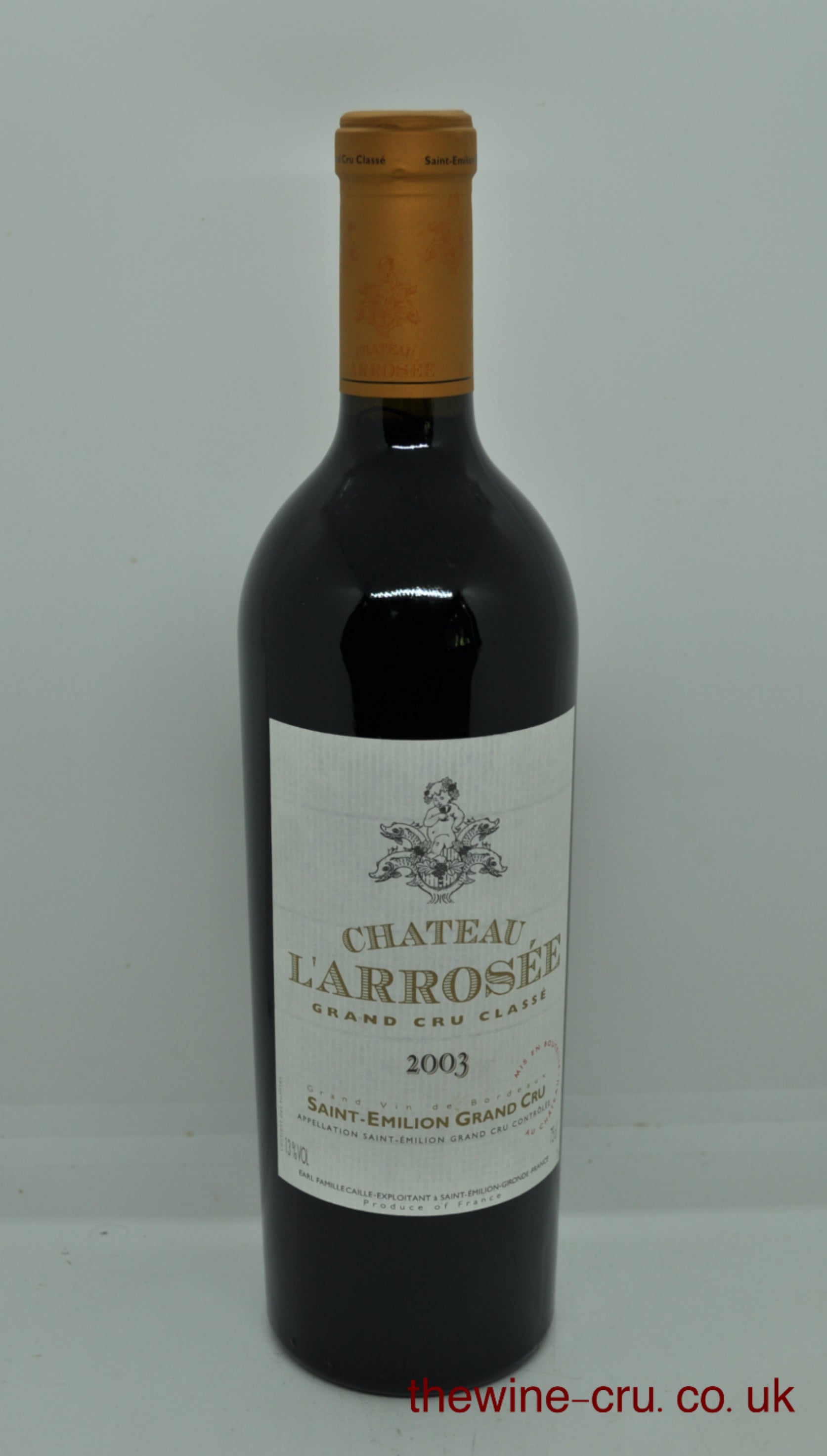 2003 vintage red wine. The bottle is in excellent condition. Immediate delivery Free local delivery. Gift wrapping available.