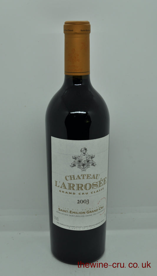 2003 vintage red wine. The bottle is in excellent condition. Immediate delivery Free local delivery. Gift wrapping available.