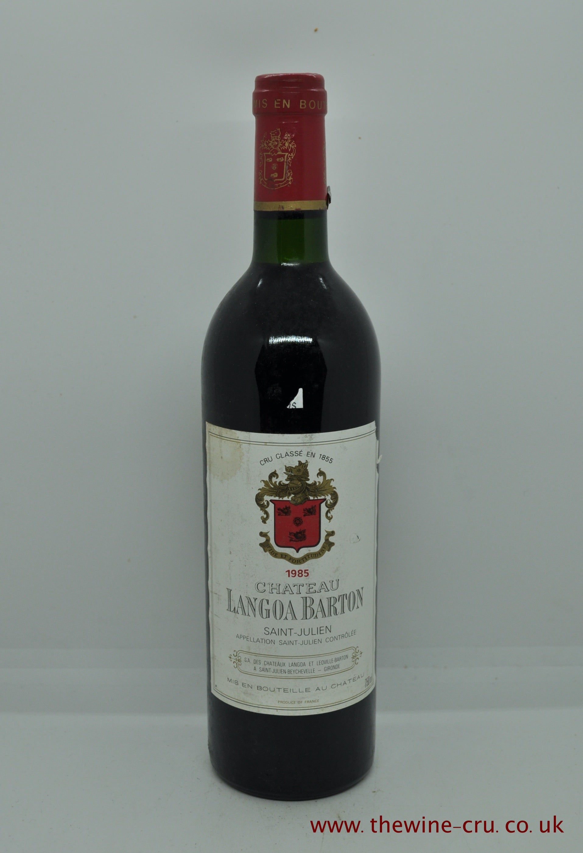 1985 vintage red wine. The bottle is in good general condition. Immediate delivery. Free local delivery. Gift wrapping available.