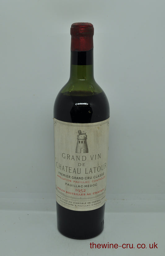 1952 vintage red wine. The bottle is in good condition with the wine level being id shoulder. Immediate delivery. Free local delivery. Gift wrapping available.