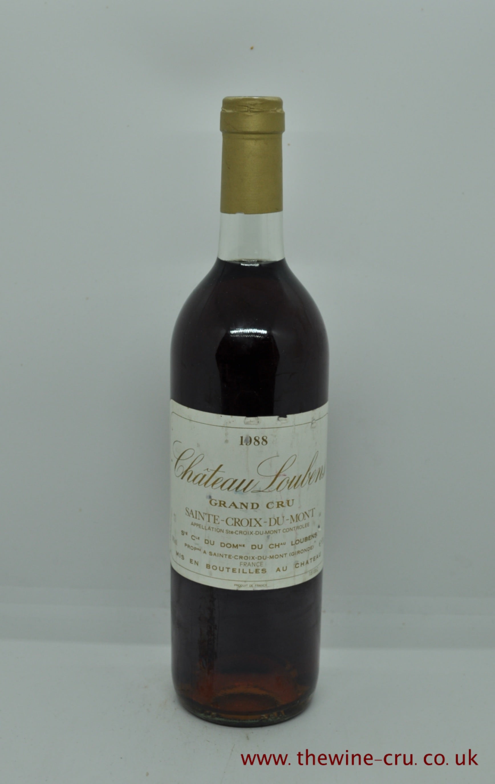 1988 vintage sweet white wine. The bottle is in good condition Immediate delivery. Free local delivery. Gift wrapping available.
