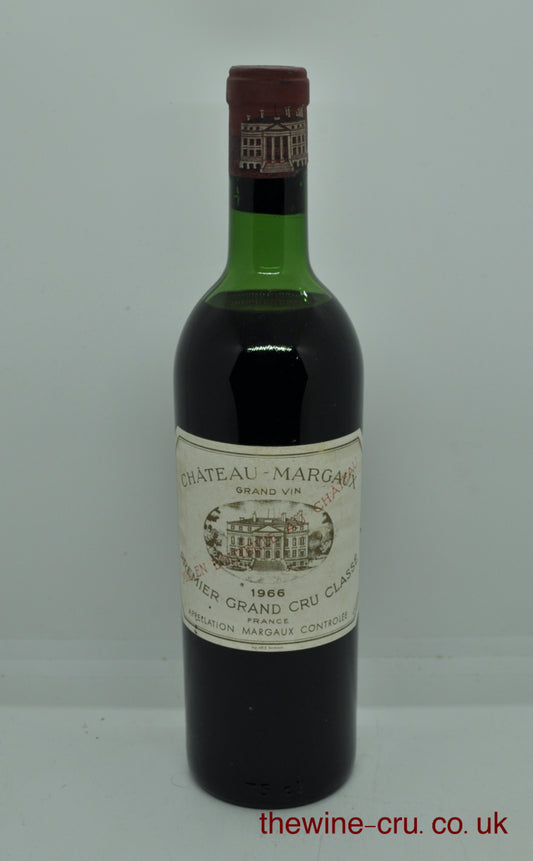 1966 vintage red wine. The bottle is in good condition for its age, with the wine level being top shoulder. Immediate delivery. Free local delivery. Gift wrapping available.
