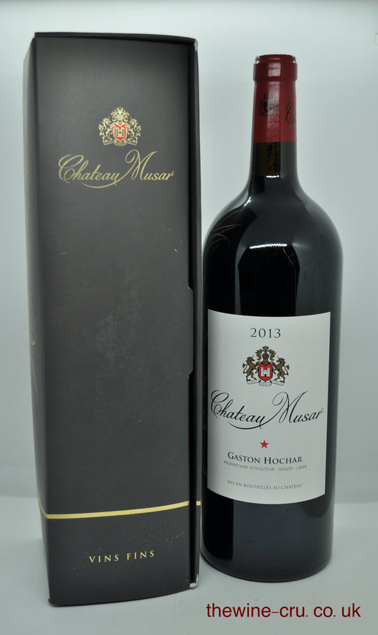 2013 vintage red wine. The magnum bottle is in excellent condition with its original box. Immediate delivery. Free local delivery. Gift wrapping available.