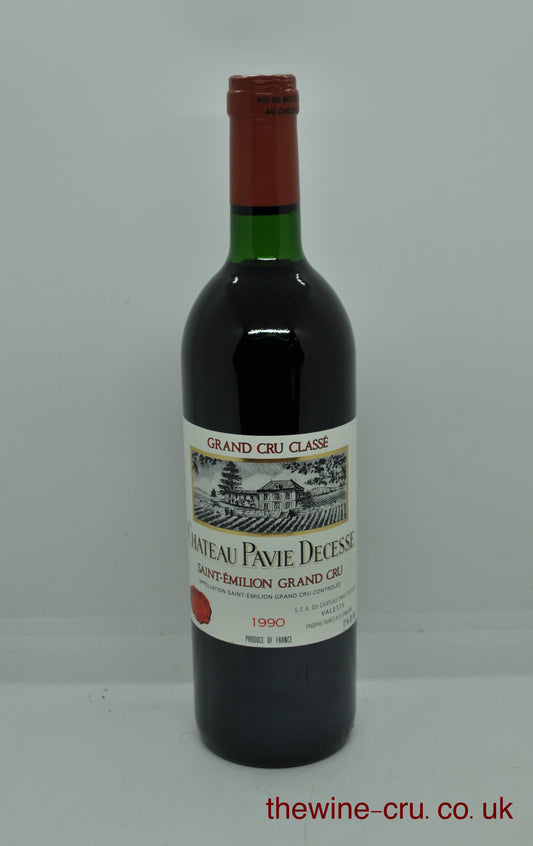 1990 vintage red wine from Saint-Emilion. The bootle is in good condition. Immediate delivery. Free local delivery. Gift wrapping available.