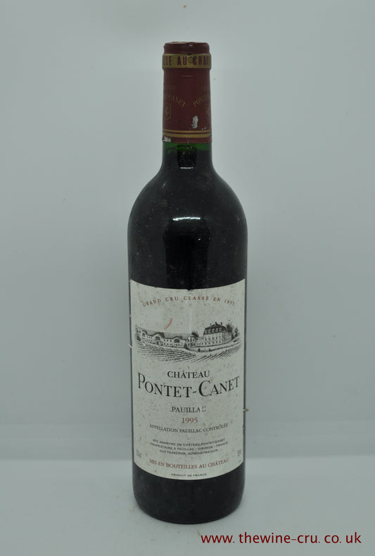 1995 vintage red wine from Bordeaux, France. The bottle is in good condition. The label is a little grubby. Immediate delivery. Free local delivery. Gift wrapping evadable.