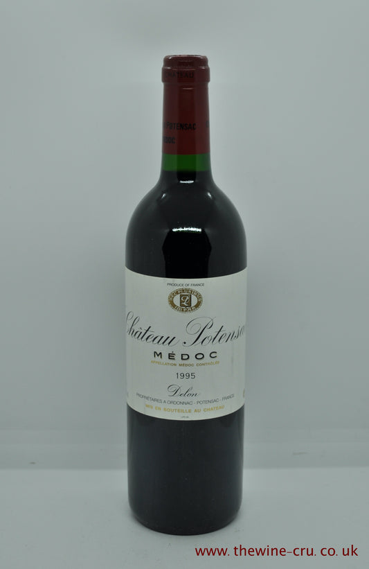 1995 vintage red wine from Bordeaux, France. Immediate delivery. Free local delivery. Git wrapping available.