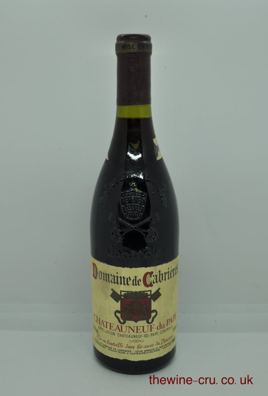 Chateauneuf Du Pape Domaine de Cabrieres Vintage 1985?