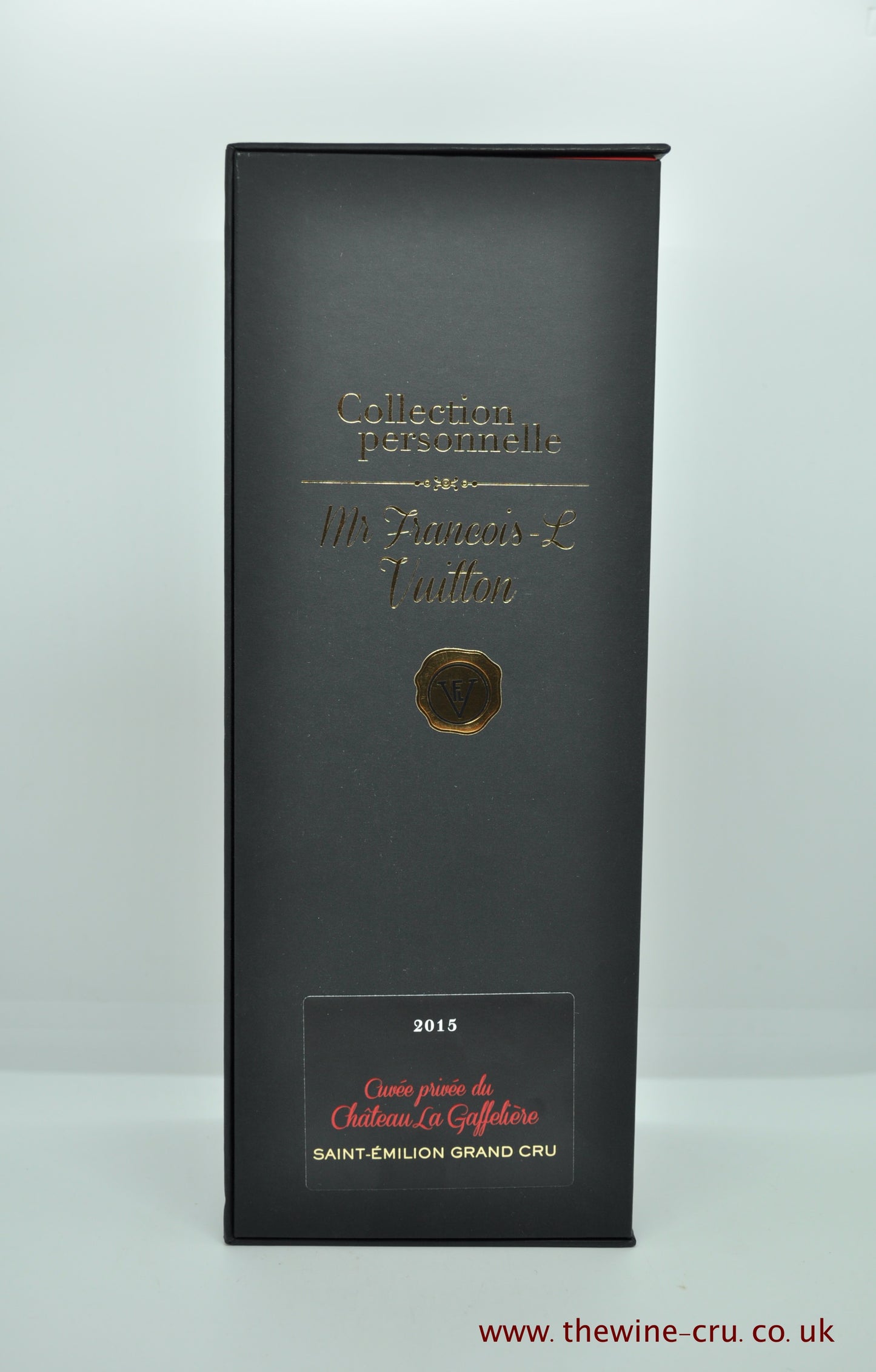 2015 vintage red wine. Chateau La Gaffeliere from the ransoms  Vuitton private collection. The bottle is in great condition in a presentation box. Immediate delivery. Free local delivery. gift wrapping available.