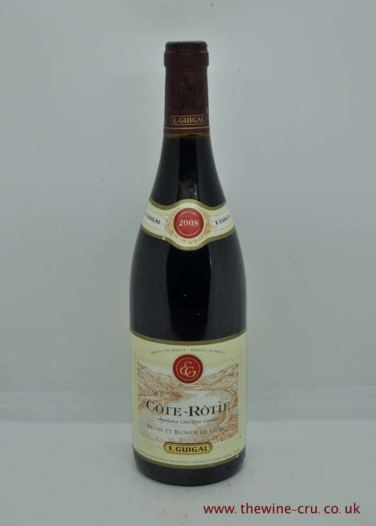 2008 vintage red wine from the Rhone Valley, France. The bottle is in excellent condition. Immediate delivery. free local delivery. Gift wrapping available.