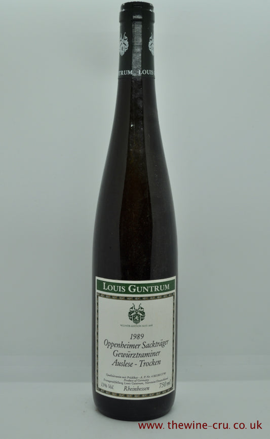 1989 vintage sweet white wine from Germany. Immediate delivery. Free local delivery.