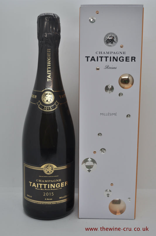 2015 vintage champagne. Taittinger Brut Vintage 2015. France. The bottles are in excellent condition and boxed. Immediate delivery. Free local dlelivery. Gift wrapping available.