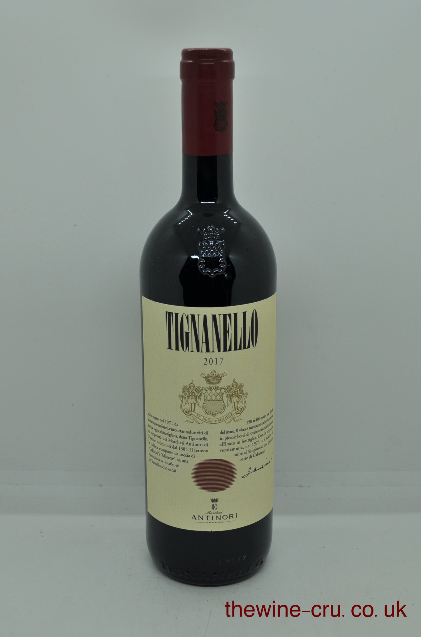 2017 vintage red wine from Italy. The bottle is in excellent condition. Immediate delivery. Free local delivery. Gift wrapping available.