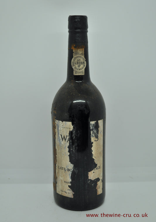 1974 vintage port wine. Warre's Late Bottled Vintage Port 1974. This bottle has no label left and the details are confirmed by the capsule. Warre's Vintage 1974 Bottled 1978. Immediate delivery. free local delivery. Gift wrapping available.