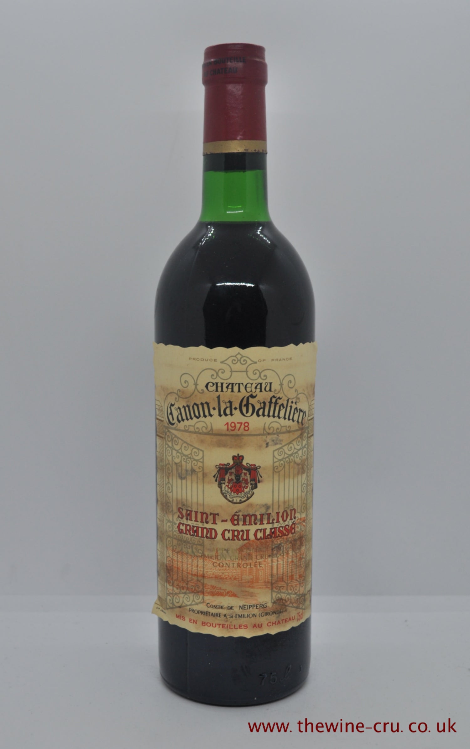 Chateau Canon La Gaffeliere 1978 France Bordeaux